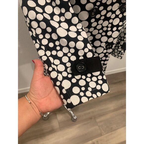 MAX MARA BLACK WHITE DOT DESIGN SIZE XXL - Picture 12 of 15